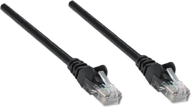 Alt view image 2 of 4 - Intellinet Network Cable, Cat5e, UTP, RJ45 Male / RJ45 Male, 1.0 m (3 ft.), Black