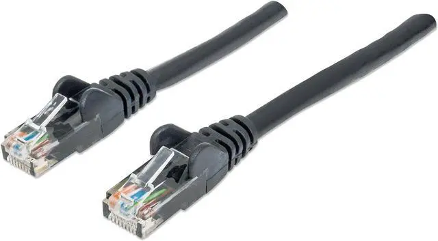 Main image of Intellinet Network Cable, Cat6, UTP, RJ45 Male / RJ45 Male, 2.0 m (7 ft.), Black