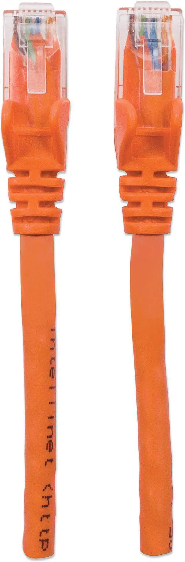 Alt view image 4 of 5 - Intellinet Network Cable, Cat6, UTP, RJ45 Male / RJ45 Male, 1.0 m (3 ft.), Orange