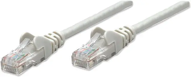 Main image of Intellinet Network Cable, Cat6, UTP, RJ45 Male / RJ45 Male, 5.0 m (14 ft.), Gray