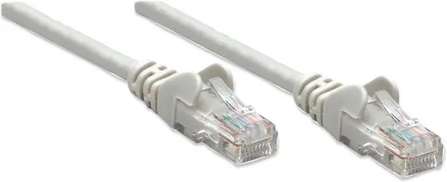 Alt view image 2 of 4 - Intellinet Network Cable, Cat6, UTP, RJ45 Male / RJ45 Male, 5.0 m (14 ft.), Gray
