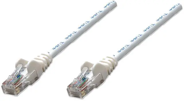 Main image of Intellinet Network Cable, Cat6, UTP, RJ45 Male / RJ45 Male, 5.0 m (14 ft.), White
