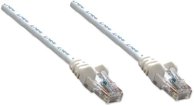 Alt view image 2 of 4 - Intellinet Network Cable, Cat6, UTP, RJ45 Male / RJ45 Male, 5.0 m (14 ft.), White