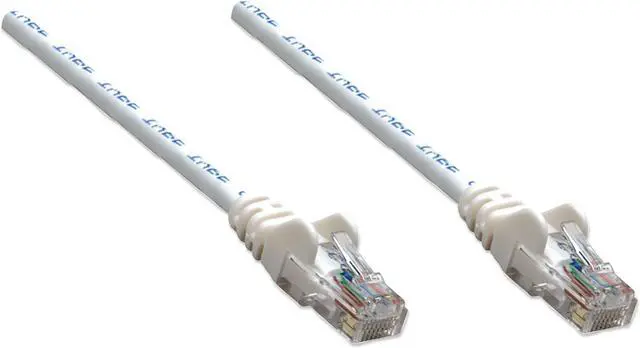 Alt view image 2 of 3 - Intellinet Network Cable, Cat5e, UTP, RJ45 Male / RJ45 Male, 0.5 m (1.5 ft.), White