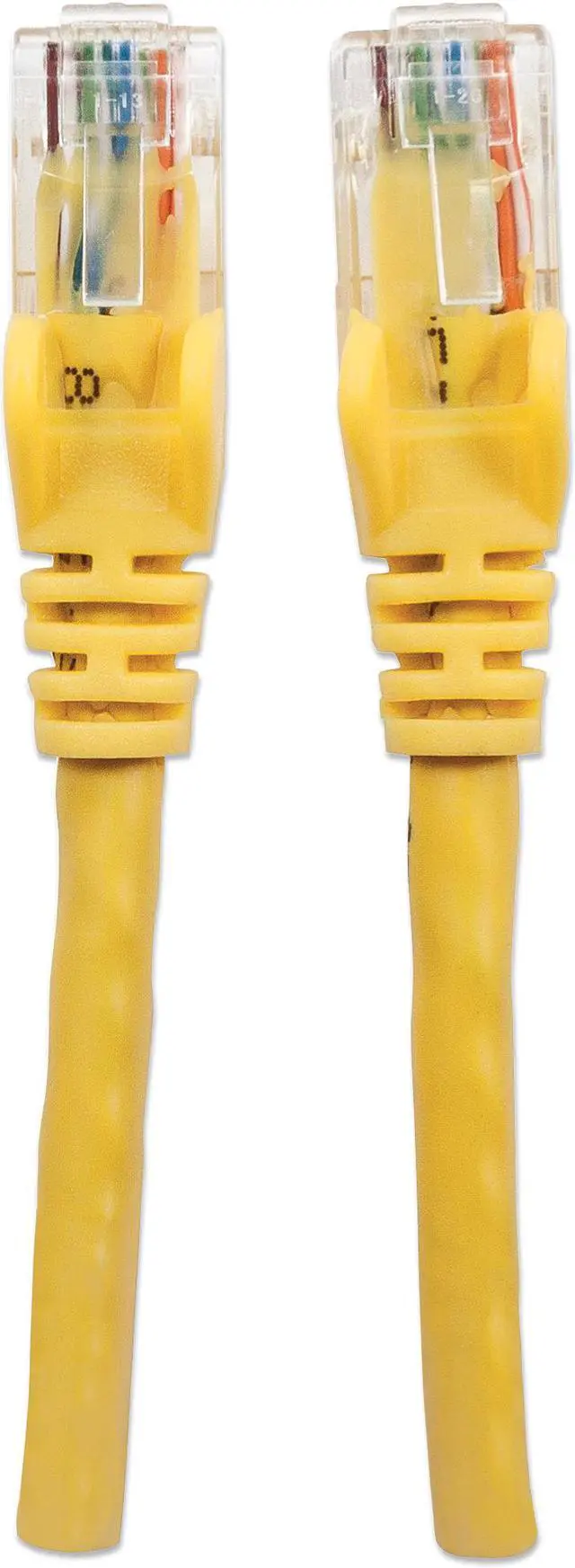 Alt view image 4 of 5 - Intellinet Network Cable, Cat5e, UTP, RJ45 Male / RJ45 Male, 0.3 m (1 ft.), Yellow