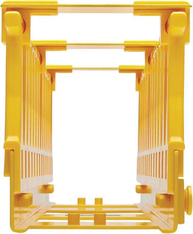 Alt view image 5 of 6 - Tripp Lite SRCABLEVRT3FC Vertical Cable Manager High-Capacity Double Finger Duct Yellow