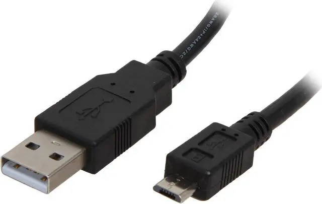 Main image of Rosewill U2-AM-MICROB5M-6-BK Black 6 ft. USB Type A to Type Micro B 5-Pin Cable