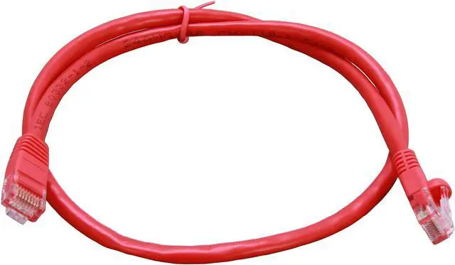 Alt view image 2 of 2 - Rosewill CY-CAT5E-02-RD 2 ft. Cat 5E Red 350Mhz UTP Network Cable