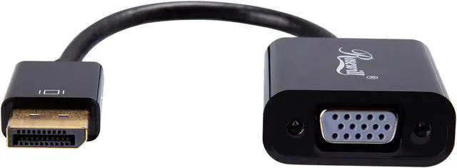 Alt view image 2 of 2 - Rosewill CL-AD-DP2VGA-6-BK DisplayPort to VGA Video Adapter Converter