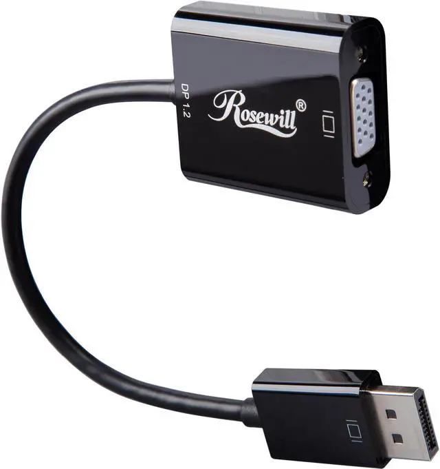 Main image of Rosewill DP122VGA-6-BK DisplayPort 1.2 to VGA Adapter
