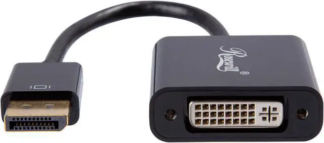 Alt view image 2 of 2 - Rosewill CL-AD-DP2DVI-6-BK DP DisplayPort to DVI Video Adapter Converter