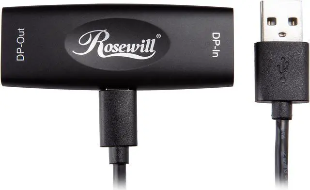 Alt view image 2 of 3 - Rosewill RCDR-20001 DisplayPort Repeater (DisplayPort Signal Booster, DisplayPort Amplifier) with 8K Video Resolution for Oculus Rift S, HTC Vive Pro, Gaming Monitors and More
