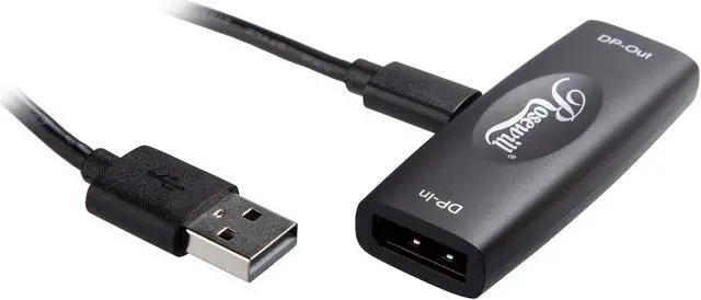 Alt view image 3 of 3 - Rosewill RCDR-20001 DisplayPort Repeater (DisplayPort Signal Booster, DisplayPort Amplifier) with 8K Video Resolution for Oculus Rift S, HTC Vive Pro, Gaming Monitors and More
