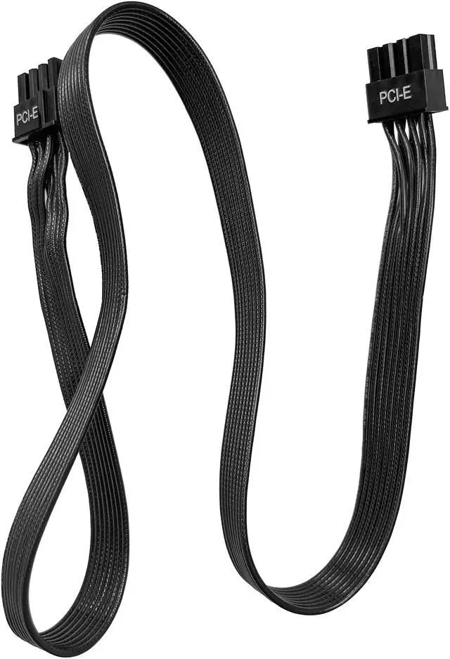 Alt view image 2 of 3 - Rosewill PCIe 8 pin to 8 (6+2) pin Cable (Single Connector) for CMG & VSB series, 650mm