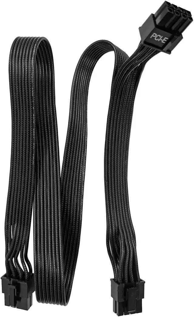 Alt view image 2 of 3 - Rosewill PCIe 8 pin to 2 x 8 (6+2) pin Cable (Dual Connector) for CMG & VSB series, 650mm