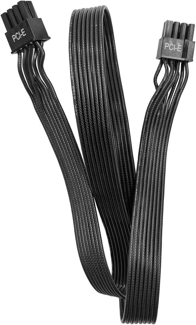 Alt view image 2 of 3 - Rosewill PCIe 8 pin to 8 (6+2) pin Cable (Single Connector) for VMG series, 650mm