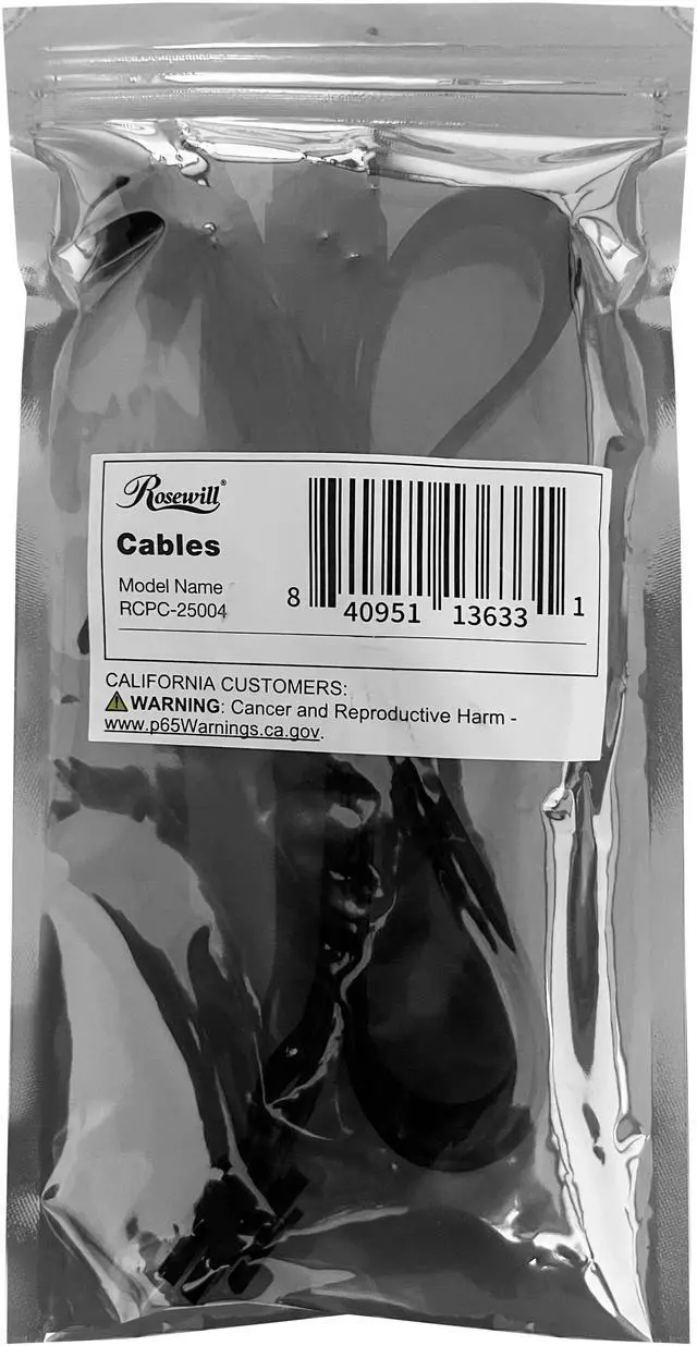 Alt view image 3 of 3 - Rosewill PCIe 8 pin to 2 x 8 (6+2) pin Cable (Dual Connector) for VMG series, 650mm