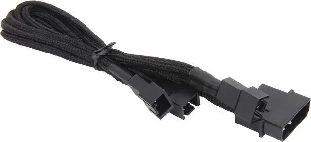 Alt view image 2 of 3 - BitFenix BFA-MSC-M33F12VKK-RP 7.87 in. (20cm) Fan Adapter Cable Male to Male
