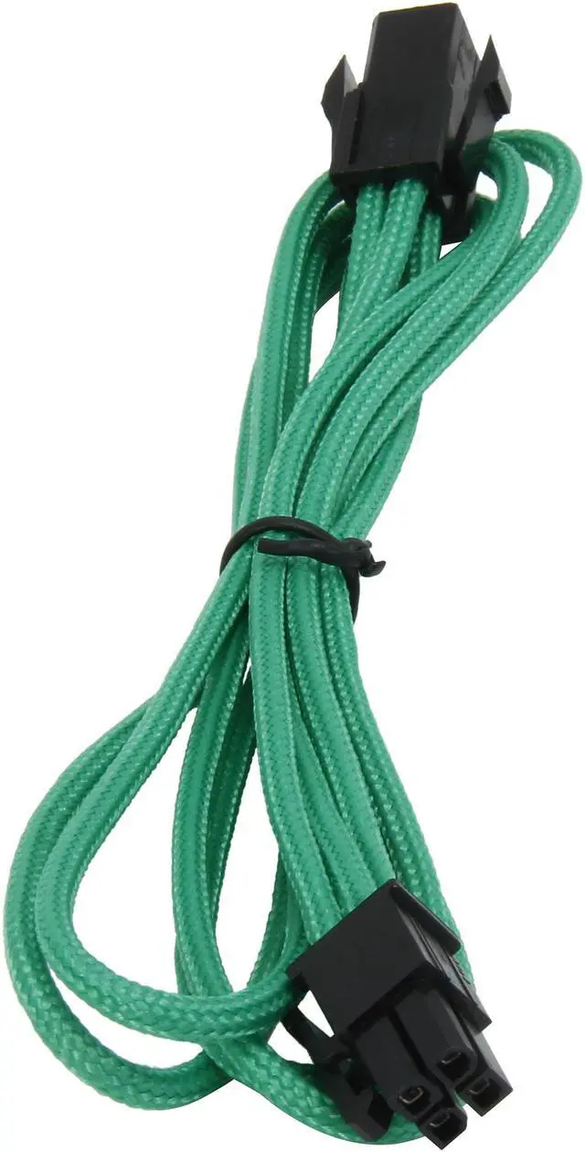 Alt view image 2 of 3 - BitFenix BFA-MSC-4ATX45GK-RP 1.47 ft. Intel ATX-4 pin Extension Cable Male to Female