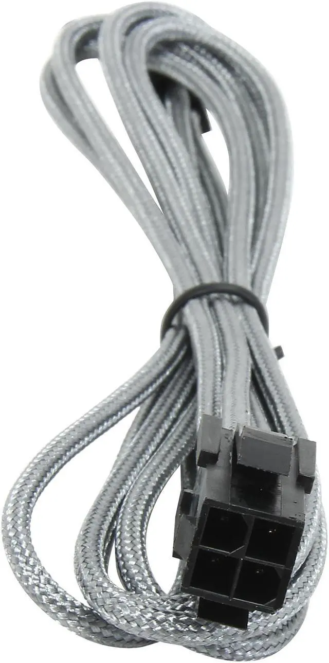 Alt view image 2 of 3 - BitFenix BFA-MSC-4ATX45SK-RP 1.47 ft. Intel ATX-4 pin Extension Cable Male to Female