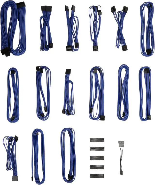 Main image of BitFenix ALCHEMY 2.0 PSU CABLE KIT for EVGA SuperNOVA T2/P2/G2/G3 Power Supply, EVG-SERIES - Blue (BFX-ALC-EVGBB-RP)