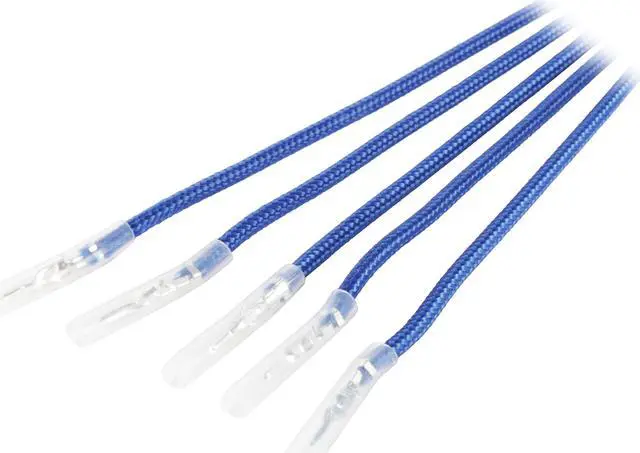 Main image of BitFenix BFX-ALC-60CMLB-RP 1.97 ft. ALCHEMY 2.0 PSU CABLE, 5X 60CM - Blue