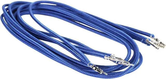 Alt view image 2 of 3 - BitFenix BFX-ALC-60CMLB-RP 1.97 ft. ALCHEMY 2.0 PSU CABLE, 5X 60CM - Blue