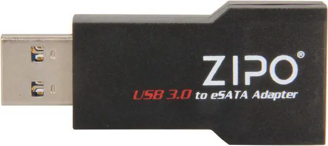 Alt view image 2 of 5 - Mukii ZIO-Q050U3-BK USB3.0 to eSATA Dongle -Black