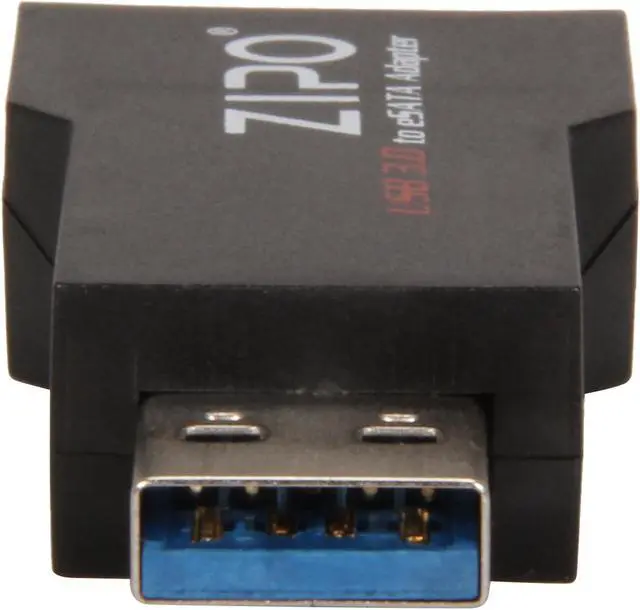 Alt view image 3 of 5 - Mukii ZIO-Q050U3-BK USB3.0 to eSATA Dongle -Black