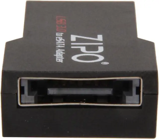 Alt view image 4 of 5 - Mukii ZIO-Q050U3-BK USB3.0 to eSATA Dongle -Black