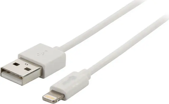 Main image of UpStar Apple Certified Lightning Cable 3.28' Charge and Sync-2-USB White