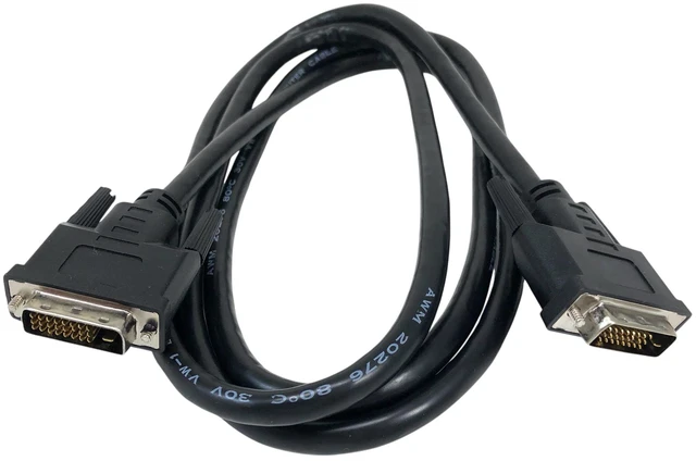 Alt view image 2 of 4 - MICRO CONNECTORS 6 Feet DVI-D Digital Dual Link M/M Video Cable (M05-153)