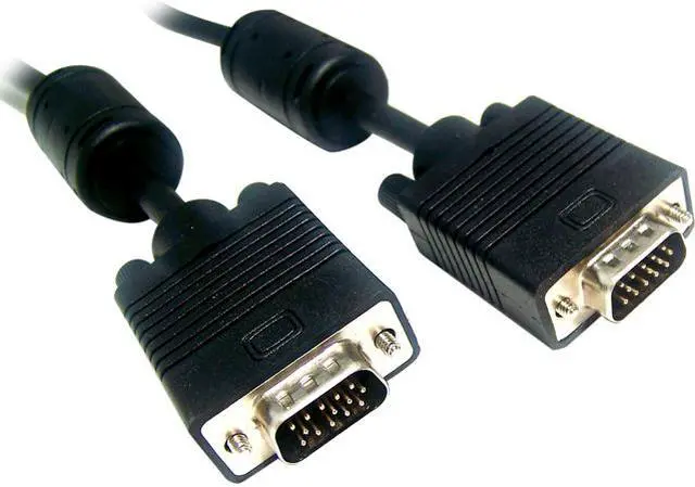 Main image of Micro Connectors 100 Feet Super Double Shielded HD15 (SVGA/VGA) M/M Cable (M05-112DS-100)
