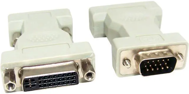 Main image of Micro Connectors G08-220 DVI-I Analog Female to VGA HD15 Male Adapter