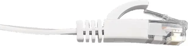 Alt view image 2 of 4 - Micro Connectors 14 Feet Cat6 UTP RJ45 Flat Patch (30AWG) Cable (White) (E08-014FL-W)