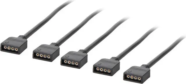 Main image of Micro Connectors F04-RGB04-30 11.81 in. (30cm) 1 to 4 RGB Splitter Cable Female to Female