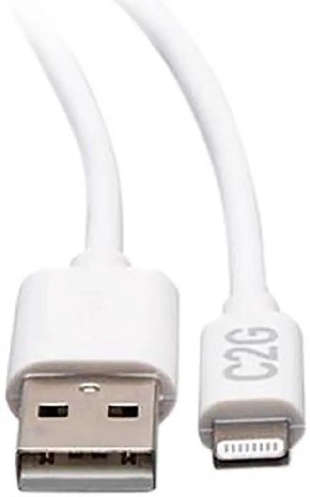 Alt view image 2 of 2 - C2G C2G29907 White Lightning Cables - 10ft.