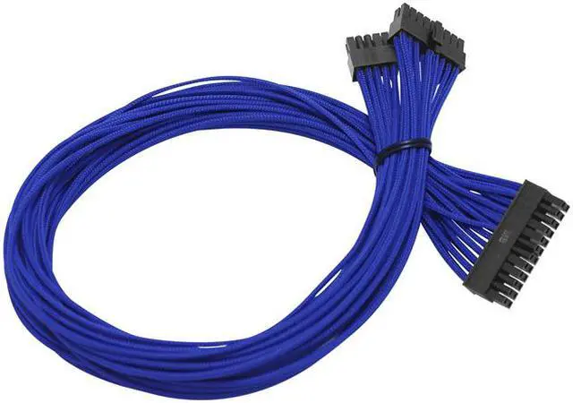 Main image of Individually Sleeved Cable Set for EVGA B2/G2/P2/T2/G3 Power Supply / PSU (Blue) - EVGA 100-CU-1300-B9