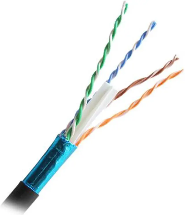 Main image of Comprehensive CAT6SHBLK-1000 1000 ft. Cat 6 Black Shielded 350MHz Solid Solid Bulk Cable