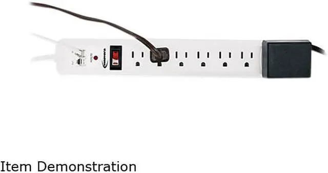Alt view image 2 of 3 - Innovera IVR71654 6' 7 Outlets 540 Joules Surge Protector