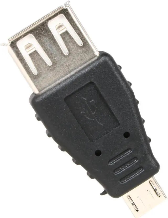 Main image of Kaybles AD-USB-AF-MICROBM USB A Female to Micro USB B Male Cable Adapter Black - OEM