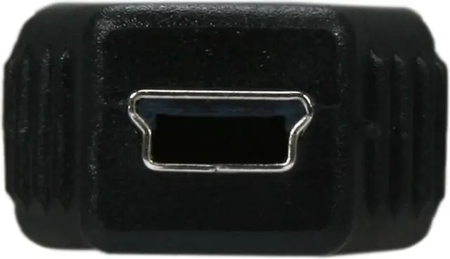 Alt view image 3 of 4 - Kaybles AD-USB-AF-MINIBM USB A Female to Mini USB B (5pin) Male Adapter Black - OEM