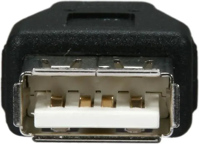 Alt view image 4 of 4 - Kaybles AD-USB-AF-MINIBM USB A Female to Mini USB B (5pin) Male Adapter Black - OEM