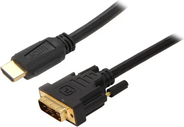 Main image of Kaybles 6ft HDMIDVI-6BK 6 ft. HDMI to DVI Cable with Gold Plated Connector M-M 6 feet - OEM