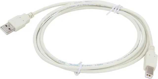 Alt view image 2 of 3 - Kaybles USB-AB-6FT 6 ft. Beige USB cable A/male to B/male in Beige Color 6 feet - OEM