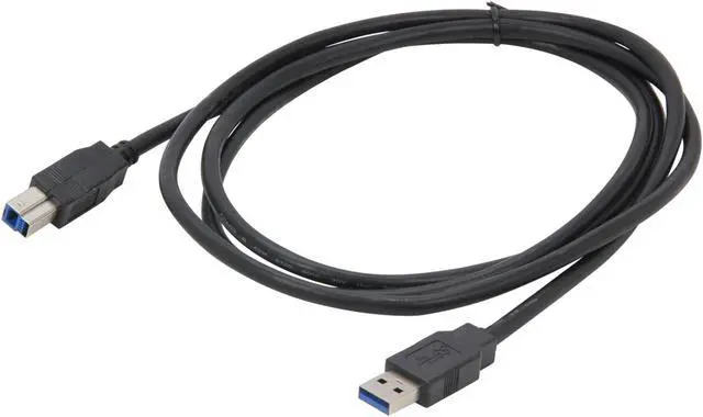 Alt view image 2 of 3 - Kaybles USB3-AB-6 USB 3.0 Cable A Male to B Male, 6ft USB 3 Type B Cord Compatible with Docking Station, External Hard Drivers, Scanner, Printer and More (Black)