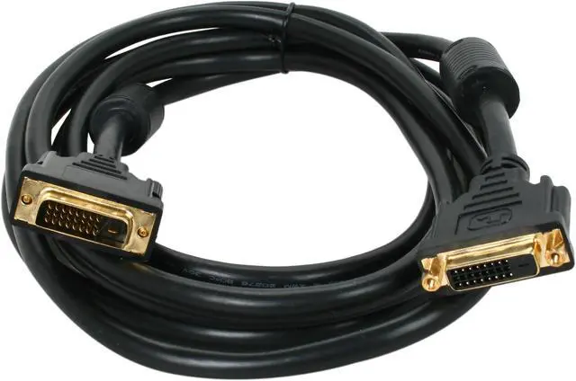 Alt view image 2 of 2 - Kaybles 10ft Model DVI-DD-10MF Black 10 ft. M-F Premium DVI Digital Dual-Link Extension Cable with Ferrites M/F 10 feet - OEM