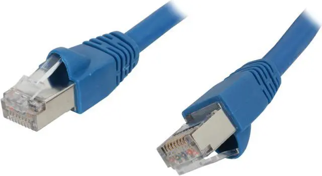 Main image of Kaybles 5ft CAT6A-5S 5 ft. Cat 6A Blue Color Shielded Stranded STP Network Cable Blue Color 5 feet - OEM