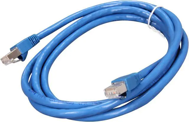 Alt view image 2 of 2 - Kaybles 7ft CAT6A-7S 7 ft. Cat 6A Blue Color Shielded Stranded STP Network Cable Blue Color 7 feet - OEM
