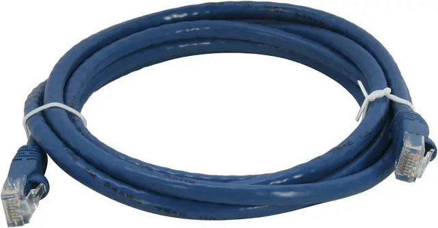 Alt view image 2 of 3 - Kaybles 7ft CAT6 UTP 7 ft Injection Molded Boot Patch Cables in Blue Color 7 feet - OEM